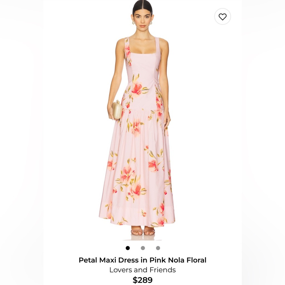 Lovers and Friends Pink Floral Petal Maxi Dress